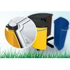 Cos de gunoi rotativ 3in1 DacEnergy©, 3 cosuri cu volum de 12L, din polipropilena, cu maner batant, ergonomic, echipat cu un capac-poza 4-Dacenergy.ro