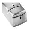 Dozator manual DacEnergy©, fabricat din inox, de sapun lichid, se reumple, 850 ml, argintiu mat-poza 2-Dacenergy.ro