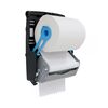 Dispenser prosop hartie rola DacEnergy©, realizat din ABS, geam pentru vizualizarea nivelului de hartie ramasa,  diametrul maxim de 21 cm, negru-poza 3-Dacenergy.ro