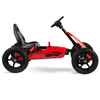 Kart cu pedale pentru copii DacEnergy©, structura cadru de otel, merge inainte- inapoi, scaun reglabil, roti mari, gonflabile, 65 x112 x60 cm, rosu-poza 5-Dacenergy.ro