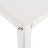 Consola de living DacEnergy©, design minimalist si modern, constructie din otel, blat MDF, 160 x 30 x 77 cm, crom si alb-poza 9-Dacenergy.ro