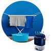 Dezumidificator , rezervor detasabil 1000 ml, alimentare 220 - 240 V, capacitate mare 400 ml/ 24h, 34 dB, 22,5W, tehnologia Peltier, mod de noapte, albastru-poza 10-Dacenergy.ro