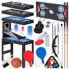 Masa multi joc 5 in 1, masa de biliard, tir cu arcul, masa de hochei, de ping pong, table de baschet, picioare reglabile, 92 x 46 x 73 cm-poza 2-Dacenergy.ro