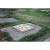 Set mozaic geometric DacEnergy©, din lemn, 40 de placi de mozaic in patru culori stralucitoare, 22.5 x 22.5 x 1.3 cm, multicolor-poza 2-Dacenergy.ro