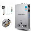 Incalzitor instant DacEnergy©, pe gaz natural, GNL, carcasa din otel inoxidabil, afisaj LED si butoane de control, presiunea gazului nominal de 2800Pa, cu alimentare baterii, 10l/min, 20 kw, argintiu, Tip alimentare	: GNL, Capacitate: 10 l-poza 2-Dacenergy.ro