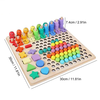 Set interactiv Montessori cu 5 activitati DacEnergy©, indemanare, asociere, sortare, memorie, logica, pescuit magnetic, cu cifre si forme geometrice, 30 x 30 x 7.5 cm, 180 piese, multicolor, Culoare: Multicolor, Interese: Invatare-poza 7-Dacenergy.ro