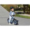Bicicleta de echilibru pentru copii, cadru durabil, sa din spuma, manere cauciucate, inaltimea scaunului reglabila, roti de spuma EVA, 12 inchi, albastru, Culoare: Albastru-poza 4-Dacenergy.ro