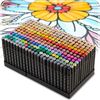 Set 262 markere duble DacEnergy©, cerneala cu alcool, cu varfuri de 2 mm si 7 mm, nuante intense, vii, multicolore, Numar bucati/set	: 262-poza 4-Dacenergy.ro