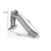 Tobogan pentru copii DacEnergy, din plastic, rezistent la conditiile meteorologice, la razele UV, 243 x 100 x 150 cm, gri si alb, Lungime alunecare	: 243 cm, Culoare: Gri, Alb-poza 2-Dacenergy.ro