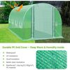 Solar gradina DacEnergy©, tevi din otel, folie PE 140g/m2, 16 ferestre cu plasa de tantari, 8x 3x 2 m, doua usi acces, suprafata totala 24m2, rezistenta la UV4, verde, Tip deschidere: Frontala , Spate, Culoare: Verde, Latime: 300 cm, Lungime: 800 cm-poza 2-Dacenergy.ro
