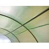 Folie protectie solar de gradina DacEnergy©, folie PE 140g/m2, 6 ferestre cu plase de tantari, rezistenta UV4, 300 x 200 x 200 cm, 6 m2, verde-poza 4-Dacenergy.ro