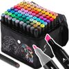 Set 80 markere duble DacEnergy©, cerneala cu alcool, cu varfuri de 2 mm si 7 mm, nuante intense, vii, multicolore, Numar bucati/set	: 80-poza 5-Dacenergy.ro