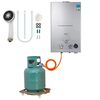Incalzitor instant pe GPL DacEnergy©, carcasa din otel inoxidabil, afisaj LED si butoane de control, presiunea gazului nominal de 2800Pa, cu alimentare baterii, 12l/min, 24 kw, argintiu, Tip alimentare	: GPL, Capacitate: 12 l-poza 8-Dacenergy.ro