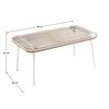 Set mobilier gradina DacEnergy©, constructie din otel, ratan tehnic, cu perne, canapea cu 2 locuri, 2 scaune, o masa, 88 x 48 x 40 cm, bej, Numar persoane	: 4-poza 10-Dacenergy.ro