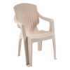 Set masa DacEnergy©, fabricat din polipropilena, cu model impletitura de ratan, forma patrata, cu 4 scaune, pentru interior/ exterior, crem, Numar persoane	: 4, Culoare: Crem-poza 2-Dacenergy.ro