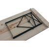 Set mobilier gradina DacEnergy©, cadru din otel, blatul si sezutul din lemn, dimeniuni 180 x 70 cm, culoare crem, Numar persoane	: 6, Culoare: Crem-poza 5-Dacenergy.ro