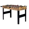 Joc fotbal de masa, placa MDF, reglarea inaltimi, 115 x 60 x 78 cm, 3 mingi, culoarea natur-Dacenergy.ro