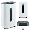 Dezumidificator, capacitate rezervor 6.5 l, 20 l/24h, 6 moduri, normal, continuu, ventilatie, uscare rufe, noapte si puternic, afisaj LCD, Hygrostat, functia de blocare pentru copii, cronometru 24 de ore-poza 2-Dacenergy.ro