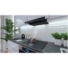Hota telescopica Berdsen, control mecanica, 2 trepte, 74 W, iluminare LED, 175 m3/h, 60 cm, negru-poza 3-Dacenergy.ro