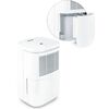 Dezumidificator , capacitate rezervor apa 2,2 l, cronometru de 12 ore, 60 m3, filtru de particule antibacterian, afisaj LCD, panou de control, functia de dezghetare automata, alb, Capacitate dezumificare zilnica	: 10 l, Culoare: Alb-poza 5-Dacenergy.ro