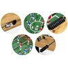 Joc fotbal de masa, placa MDF, reglarea inaltimi, 115 x 60 x 78 cm, 3 mingi, culoarea natur-poza 4-Dacenergy.ro