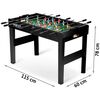 Joc fotbal de masa , placa MDF, reglarea inaltimi, 115 x 60 x 78 cm, 3 mingi, culoarea neagra-poza 5-Dacenergy.ro