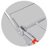 Uscator de rufe DacEnergy©, constructie metalica, 2 brate pliabile, pliabil, solid, picioare antiderapante, suprafata mare de uscare 19 m, Culoare: Gri-poza 6-Dacenergy.ro