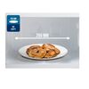 Cuptor cu microunde, timer, decongelare, blocare acces copii, 8 programe predefinite, afisare ceas, 10 nivele de putere, 20 litri, 700 W, 25.9 x 44 x 36 cm, negru-poza 8-Dacenergy.ro