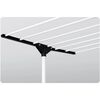 Uscator de rufe vertical DacEnergy©, pliabil, constructie metalica solida, 3 nivele, 6 aripi, 15 m, alb-poza 9-Dacenergy.ro