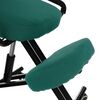 Scaun birou DacEnergy©, constructie metalica, suport lombar, ergonomic, cotiere, 68x61x78-90 cm, verde si negru, Culoare: Verde, Negru-poza 18-Dacenergy.ro