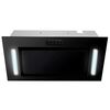 Hota incorporabila, din otel inoxidabil, 380m3/h, 120W, iluminat LED, buton de control, 52x29 cm, neagra-Dacenergy.ro