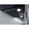 Hota incorporabila, din otel inoxidabil, 380m3/h, 120W, filtru de grasime din aluminiu, buton de control, 52x29 cm, negru-poza 3-Dacenergy.ro
