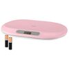 Cantar electronic pentru copii , structura stabila, forma ergonomica, ecran LCD mare, cu baterii, roz, Culoare: Roz-poza 5-Dacenergy.ro