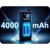 Compresor electric fara fir, afisaj LED, incarcare USB-C, debit aer 20-22 l/min, capacitate baterie 4000mAh, lanterna incorporata-poza 4-Dacenergy.ro