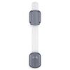 Set de sigurante, din plastic special rezistent, pentru dulapuri, rezistent, 19 x 3,4 cm, 6 buc, gri, Culoare: Gri-Dacenergy.ro