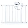 Poarta de securitate, material metalic, inchidere usoara, pe doua fete, latimea reglabila 77-108.5 cm, alba, Culoare: Alb, Latime: 77 / 108.5 cm-poza 2-Dacenergy.ro