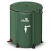 Rezervor de apa, cadru durabil, material PVC rezistent, robinet cu supapa, robinet cu supapa de pornire/oprire, supapa de golire, 200 l, 70 x 60 cm, verde, Capacitate	: 200 l-Dacenergy.ro
