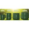 Rezervor de apa, cadru durabil, material PVC rezistent, robinet cu supapa, robinet cu supapa de pornire/oprire, supapa de golire, 650 l, 85 x 100 cm, verde, Capacitate	: 650-poza 9-Dacenergy.ro