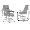 Scaun birou DacEnergy, spatar moale, strat dublu de burete, forma ergonomica, suport lombar, 125x60 cm, negru, Culoare: Negru-poza 9-Dacenergy.ro