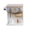 Aparat de cafea pentru copii DacEnergy©, realizat din lemn, cu ceasca, 17,7 cm x 16,5 cm x 14,5 cm, argintiu si alb, Culoare: Alb,Argintiu-poza 3-Dacenergy.ro