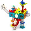 Set de construit cu piese magnetice, stimuleaza creativitatea si imaginatia, exerseaza coordonarea mana-ochi, numeroase elemente de constructie, figurine de animale si oameni, 107 de elemente, Numar piese	: 107-Dacenergy.ro