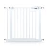 Poarta de securitate, material metalic, inchidere usoara, pe doua fete, latimea reglabila 77-108.5 cm, alba, Culoare: Alb, Latime: 77 / 108.5 cm-poza 10-Dacenergy.ro
