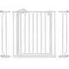 Bariera poarta de protectie copii, realizata din metal si plastic, deschidere pe 2 fete, latime reglabila, 75-105 cm, posibilitatea de blocare, alba-poza 5-Dacenergy.ro