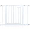 Poarta de securitate, material metalic, inchidere usoara, pe doua fete, latimea reglabila 77-108.5 cm, alba, Culoare: Alb, Latime: 77 / 108.5 cm-poza 9-Dacenergy.ro