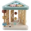 ​Cub interactiv bebe , triunghi, sprijina invatare, numarare, forme si culori, panouri cu imagini cu animale, suruburi cu filet, 17 x 18.5 cm-Dacenergy.ro