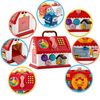 ​Set jucarii educationale, casa de jucarii, 3 elicoptere, un covoras de joaca, telefon interactiv cu sunete si butoane, 24 x18,5 x26 cm-poza 7-Dacenergy.ro