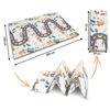 Covoras pliabil din spuma , 2 fete, usor de curatat, antiderapant, multifunctional, 200 x 150 x 1 cm, negru, Latime: 150 cm, Culoare: Negru-poza 4-Dacenergy.ro
