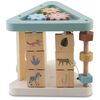​Cub interactiv bebe , triunghi, sprijina invatare, numarare, forme si culori, panouri cu imagini cu animale, suruburi cu filet, 17 x 18.5 cm-poza 4-Dacenergy.ro