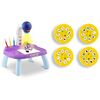Jucarie educationala , proiector de desen, 4 discuri, 32 de sabloane, set de markere, 30 x 23 x 34 cm, mov, Culoare: Mov, Interese: Invatare-poza 6-Dacenergy.ro