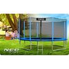 ​Trambulina de gradina , stalpi metalici, plasa de siguranta exterioara, scara metalica solida, sarcina maxima 150 kg, picioare stabile duble, 435 cm, Culoare: Albastru,  Diametru: 435 cm-poza 6-Dacenergy.ro